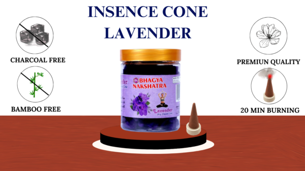 INSENCE CONE LAVENDER